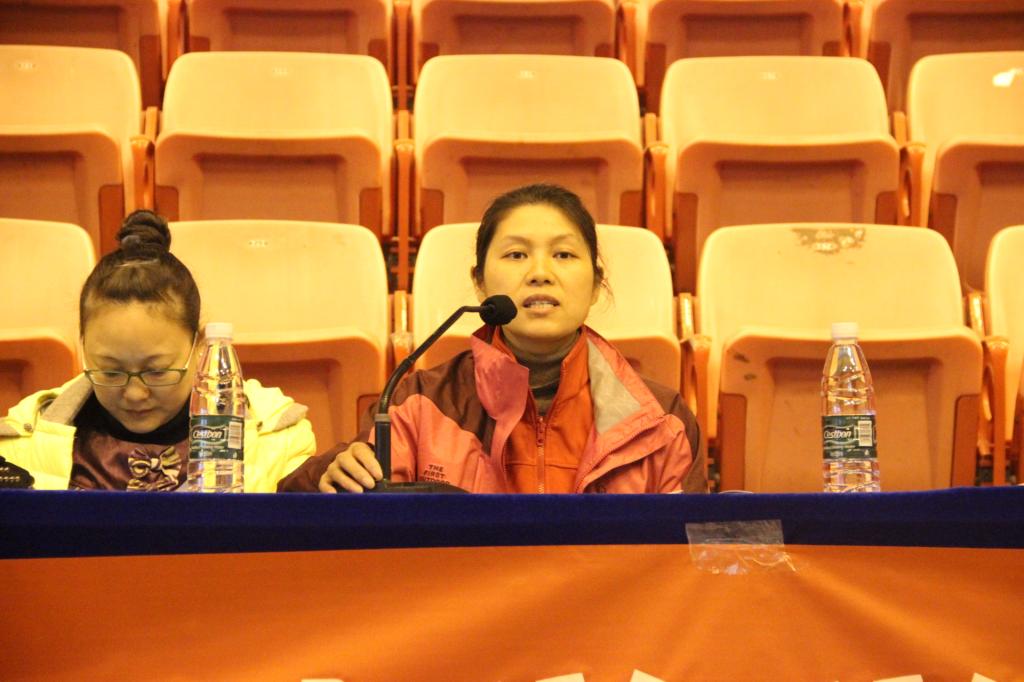 图为王月英老师(张成兵摄)